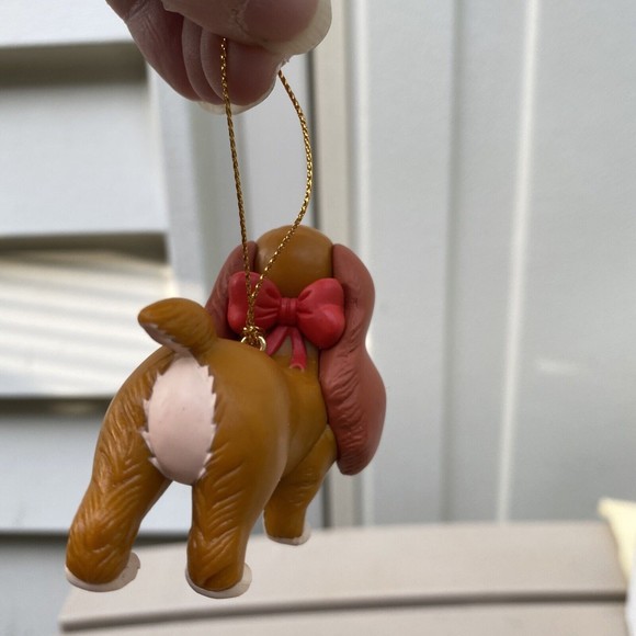 Vintage Grolier Disney Christmas Magic Ornament 26231 Lady 129 And The Tramp 130 - Picture 5 of 9